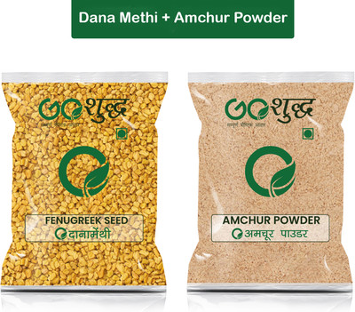 Goshudh Amchur Powder 500gm & Dana Methi 1Kg Combo Pack 1500g(2 x 750 g)