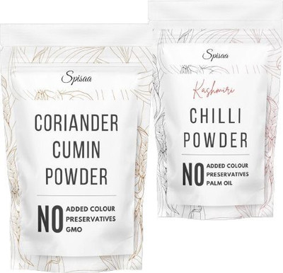 Spisaa Kashmiri Chilli Powder 1kg + Cumin Powder 1kg(2 x 1 kg)