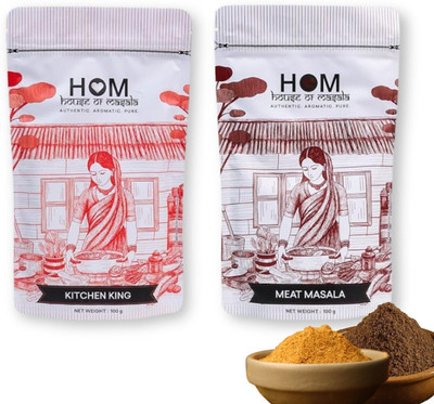 HOM (house of masala) Kitchen & Meat-Masala(2 x 100 g)