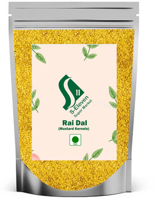 S Eleven Super Market Split Kernels of Mustard/Rai Dal for Pickle/Yellow Mustard/Sarson Seeds(250 g)