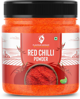 Flavour Mosaic Red Chilli Powder 400g | Pure, Natural, No Additives(400 g)