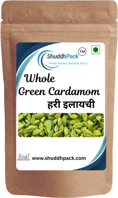 shuddhpack Green Cardamom,Hari elaychi(100 g)