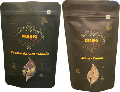 GRROSO Combo Garam masala with Jeera (200gm), pack of 2(2 x 100 g)