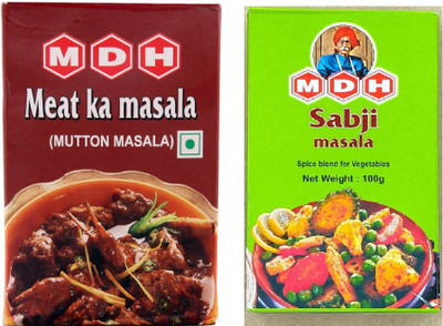 MDH Meat Masala 100Gm & SABJI MASALA 100GM(2 x 100 g)
