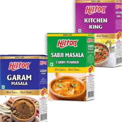 HILTON Kitchen King +Garam Masala + Sabji Masala 300gm(3 x 100 g)