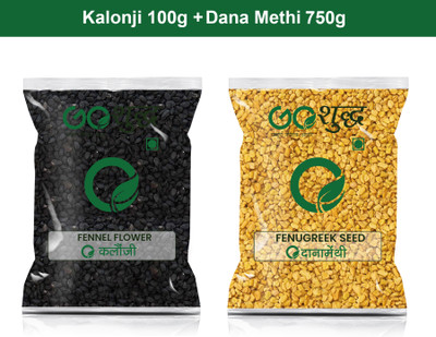 Goshudh Dana Methi 750gm & Kalonji 100gm Combo Pack 850g(850 g)