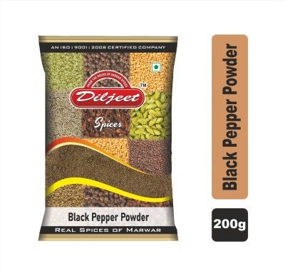 DILJEET SPICES Black Pepper (Kali mirch)Powder (200)(200 g)