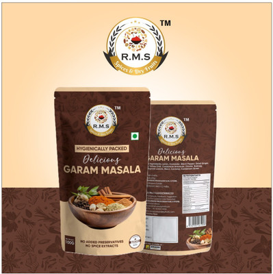 RMS Fresh Garam Masala Powder Spices | Whole Spice Khada Garm Masala Powder(100 g)