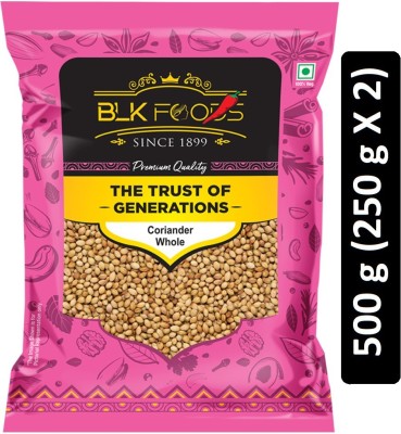 BLK FOODS Select Coriander Whole (Dhaniya Sabut) 500g (2 X 250g)(2 x 250 g)