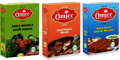 JEE OM JEE Sabji, Rajma & Soya Bean Chaap Masala(3 x 100 g)