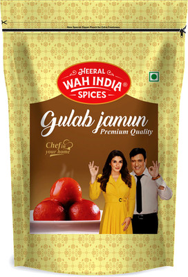 Heeral Wah India Complete Masale Gulab Jamun Premium Quality | Pack of 1 | Ready Powder Mix(500 g)