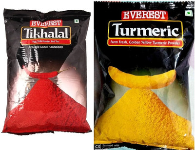 EVEREST Chilli Powder 500g & Turmeric Powder 500g(2 x 500 g)