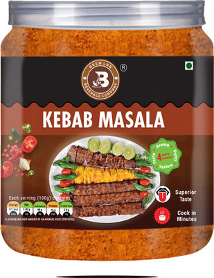 Brew Lab Fresh & Pure Kebab Masala | Gives Authentic Flavor Ideal for Barbeque(250 g)