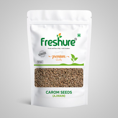 Freshure Whole Ajwain Seeds | Carom Seeds | Ajamo | Bishop's Weed(100 g)