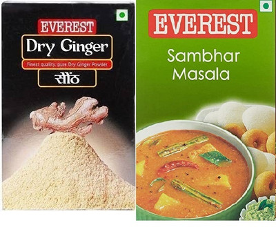 EVEREST DRY Ginger + Masala, Sambhar,(2 x 50 g)