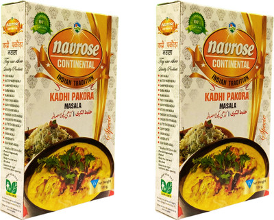 NAVROSE CONTINENTAL SPECIAL NAVROSE KADHI PAKORA MASALA 100GM PACK(2 x 100 g)