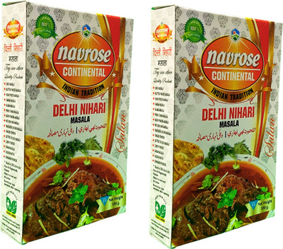 NAVROSE CONTINENTAL SPECIAL DELHI NIHARI MASALA 100GM PACK(2 x 100 g)