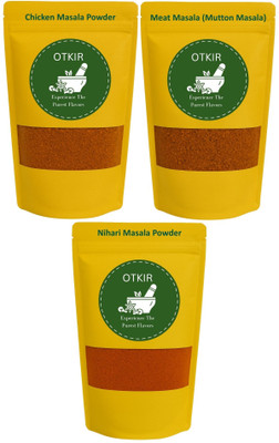 Otkir Home Made Chicken Masala Meat Masala Nihari Masala Powder Combo- 50 Gram Each(3 x 50 g)