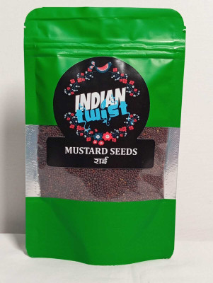 IndianTwist Rai – Whole Mustard Seeds | Pure & Natural Spice for Tadka and Pickling(200 g)
