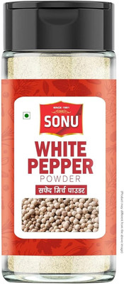 sonu White Pepper Powder 400gm| Safed Mirch | Aromatic & Flavourful(400 g)