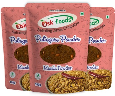 Ask Foods PULIOGARE Powder Pack of 3 (100g X 3) Preservative Free(3 x 100 g)