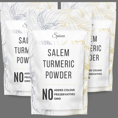 Spisaa Resham Salem Turmeric Powder | Haldi powder 750g (Pack of 3)(3 x 0.75 kg)