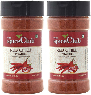 The Spice Club Extra Hot Red Chilli Powder 70g - Pack of 2(2 x 70 g)