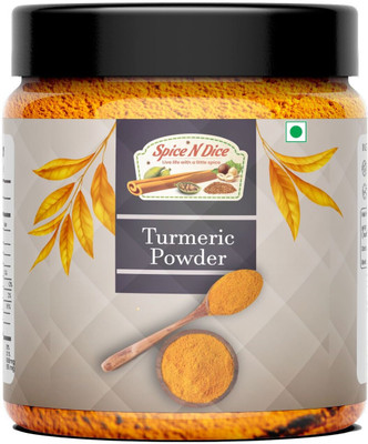 spice n dice Turmeric Powder|Pure & Natural Haldi|No Additives or Preservatives(500 g)