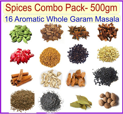 EDS 16 Aromatic Whole Spices Combination/ Garam Masala Packet- 500gm(16 x 31.25)