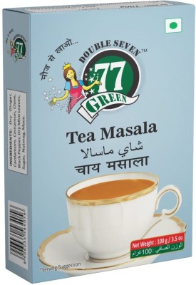 DOUBLE SEVEN 77 GREEN Tea Masala Powder | Indian Spices & Masala(100 g)