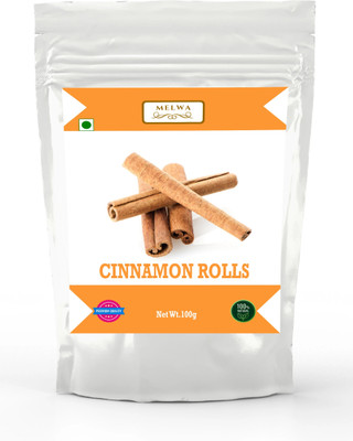 MELWA Whole Spices Cinnamon Dalchini Rolls(100 g)