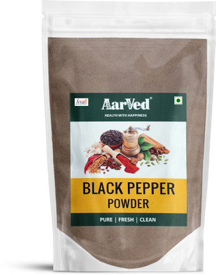 AarVed Black Pepper Powder - 400 Grams (Kalimirch / Kalimiri Powder)(400 g)