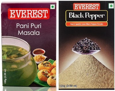 EVEREST Pani Puri Masala,+ Black Pepper(2 x 50 g)