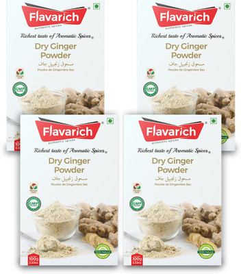 Flavarich Dry Ginger Powder, Pack of 4, 100 Grams each(4 x 100 g)