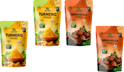 Spice Truck Combo of Turmeric & Chicken Masala, (Pack of 4) 100g x 4(400 x 1 g)
