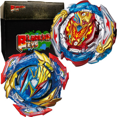 BLADEKING BEYS Random Booster set B201 Zest Achilless + B193 Ultimate Valkyrie +Toy Storage Box(Multicolor)