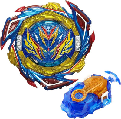 Authfort Battling Tops B-187 Savior Valky.Sh-7 Gyro Toys for Kids with Launcher(Multicolor)