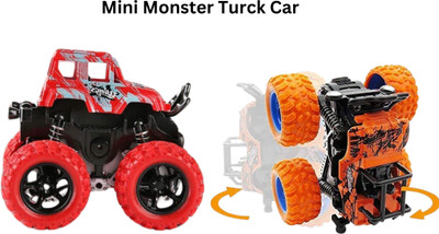 PVSOL Combo of Cartoon Design Led Light Rakhi with Monster Truck Car(pack of 1)(Multicolor)