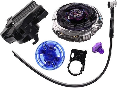 Funstars Diablo Nemesis X:D Metal Fusion Spinning Battling Top with Launcher (BB122)(Black)