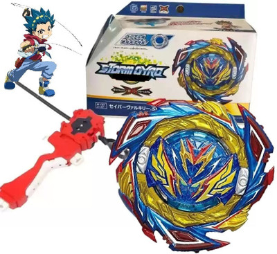 Bestie Toys Beyblade Dynamite Battle B-187 SAVIOR VALKY With Launcher Handle(Blue)