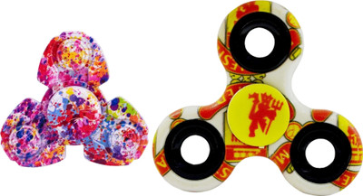 PREMSONS Colourful Fidget Spinner Stress Relief Anxiety Toys Best Autism Fidgets Spinners For Adults Children Finger(Multicolor)