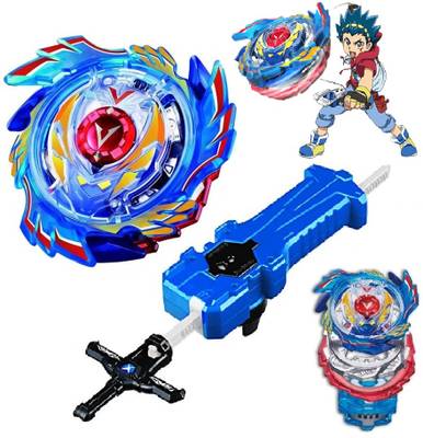Bestie Toys Beyblade Burst B-73 God Valkyrie.6V.RB Starter Pack with Sword Launcher