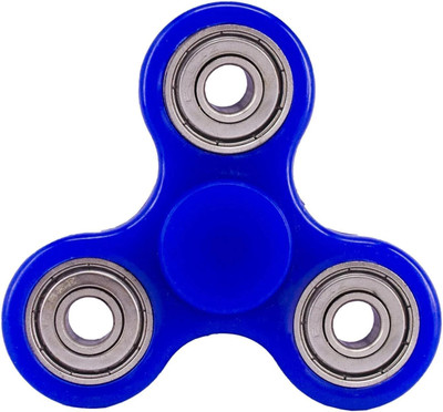 PREMSONS Quality Fidget Tri Spinner 608 Four Bearing with Ultra Speed Toy(Blue)