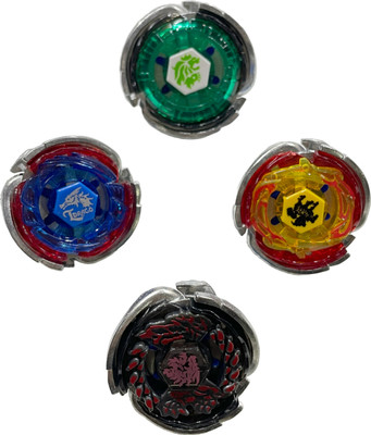 AZAD57 Beyblade 4D System Metal Masters Fury Fusion 4 in 1 Combo(Multicolor)
