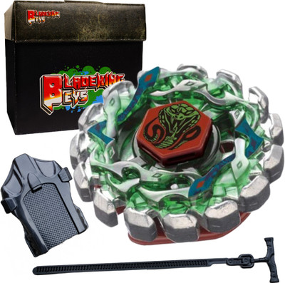 BLADEKING BEYS BB-69 Poison Serpent SW145SD Metal Fusion set + pull rule launcher + storage Box(Multicolor)