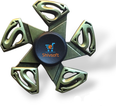 Shivsoft Super 5 Star Logo Fidget Spinner Metal(Multicolor)