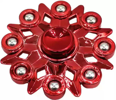 ParshvGroups Metal Spinner, Fidget Spinner, Red Color (Pack of 1)(Red)