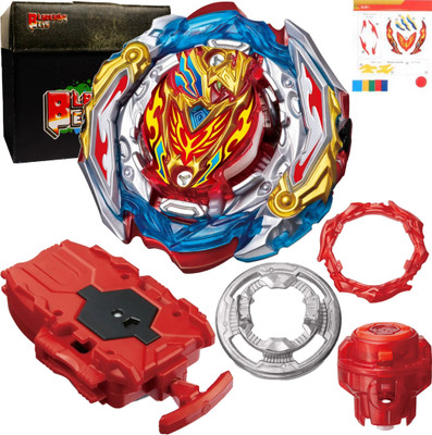 BLADEKING BEYS B201 Zest Achiless ilegall quattroo' + 1 way String Launcher + Toy Storage Box(Multicolor)