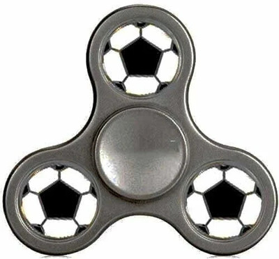 PREMSONS Football Print Fidget Spinner Meta(Grey)