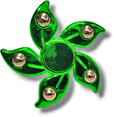Shivsoft Mettalic 5 Goli Big Size Flower Latti Fidget Puzzle Ball Bearing Spinner(Multicolor)